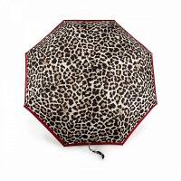 Зонт женский механический Fulton Minilite-2 L354 Lusterous Leopard (Леопард)