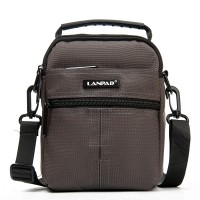 Мужская небольшая сумка через плечо и пояс Lanpad 3790 grey