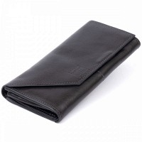 Женский кожаный клатч GRANDE PELLE 11316 Черный