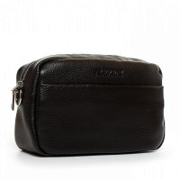 Молодежный клатч из кожи ALEX RAI BM 3801-HA-1 black