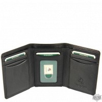 Мужской кошелек Visconti HT-18 из натуральной кожи черный