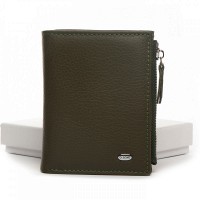 Женский кожаный кошелек Classik DR. BOND WN-23-10 green