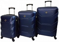 Набор из 3 чемоданов из ABS пластика Bonro Style 10500304