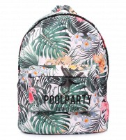 Женский текстильный рюкзак POOLPARTY backpack-oxford-tropic