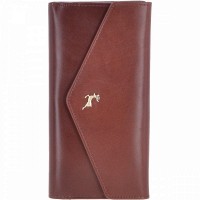 Женский кожаный кошелек Ashwood V63 Chestnut