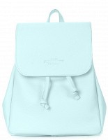 Кожаный рюкзак POOLPARTY Paris babyblue