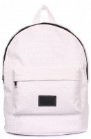 Женский рюкзак из кожзама POOLPARTY white