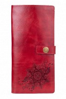 Тревел-кейс из кожи Hi Art TC-01 Crystal Red Mehendi Classic
