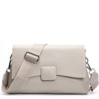 Женская кожаная сумка ALEX RAI 99115 beige