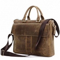 Мужской кожаный портфель Vintage 14066