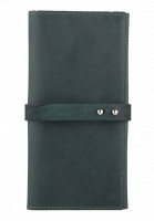 Портмоне из натуральной кожи Hi Art WP-08br Shabby Alga