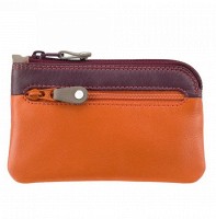 Кожаная ключница Visconti RB69 Geno (Orange Multi)