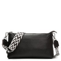 Женский молодежный кожаный клатч ALEX RAI 3092-1 black