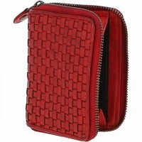 Женский кожаный кошелек Ashwood D80 Red