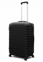 Защитный чехол для чемодана черный Coverbag неопрен S