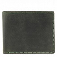 Кожаное портмоне с RFID защитой Visconti 707 oil grn
