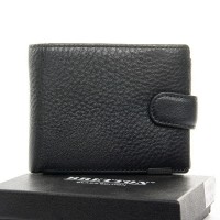 Кожаный мужской кошелек BRETTON M3603 black