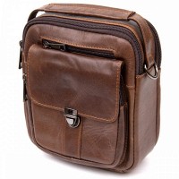 Мужская кожаная сумка через плечо Vintage 20396 