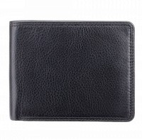 Кожаный мужской кошелек с RFID защито1 Visconti ht7 blk
