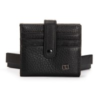 Мужской кожаный кошелек BE BRETTON 163-29 black