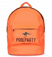Женский текстильный рюкзак POOLPARTY backpack-oxford-orange