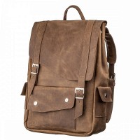 Кожаный коричневый рюкзак SHVIGEL13947