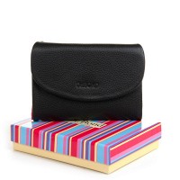 Женский кожаный кошелек Classik  DR. BOND WRS-239-1 black