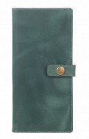 Тревел-кейс из кожи Hi Art TC-01 Mehendi Art TC-зеленый