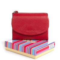 Женский кожаный кошелек Classik  DR. BOND WRS-239-1 red