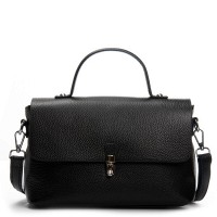 Женская кожаная сумка ALEX RAI 11A black