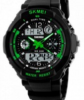 Детские часы SKMEI S-SHOCK GREEN (0931)