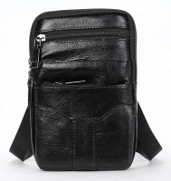 Мужская кожаная сумка на пояс Vintage 20359 