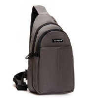 Мужская тканевая сумка-слинг Lanpad 83030 gray