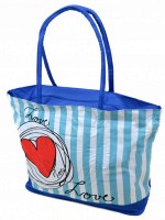Женская пляжная сумка из текстиля Podium 1350 blue