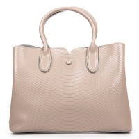 Женская кожаная сумка классическая ALEX RAI 8637 l.beige