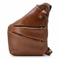 Мужская кожаная сумка-слинг TARWA GB-6402-3md