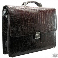 Кожный мужской портфель Desisan 205-19