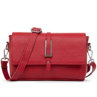Женская кожаная молодежная сумка ALEX RAI 99121 red