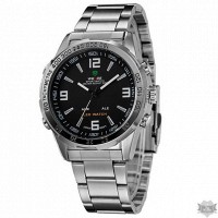 Мужские наручные спортивные часы Weide Standart Silver (1506)