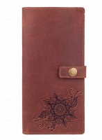 Тревел-кейс из кожи Hi Art TC-01 Shabby Сognac Mehendi Classic