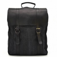 Мужской рюкзак из кожи и канваса TARWA RAG-3420-3md