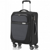 Чемодан на 4 колесах черный Travelite Meteor