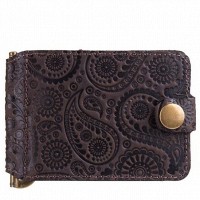 Зажим для купюр Hi Art «Buta Art» MC-01 Shabby Gavana Brown