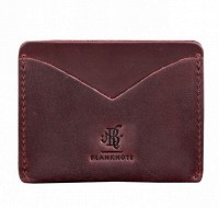 Кожаная визитница BlankNote 5.0 бордовая Crazy Horse BN-KK-5-VIN-KR