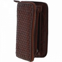 Женский кожаный кошелек Ashwood D81 Cognac (Коньячный)