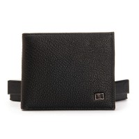 Мужской кожаный кошелек BE BRETTON 208K black