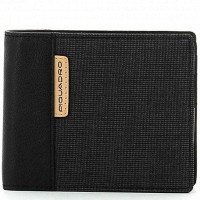 Кошелек из кожи и текстиля Piquadro BLADE/Black PU4515BL_N