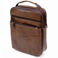 Мужская кожаная сумка через плечо Vintage 20392