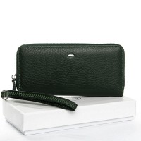 Женский кожаный кошелек Classik DR. BOND W38 green