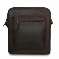 Мужская кожаная сумка Ashwood Patty Brown (Коричневый)